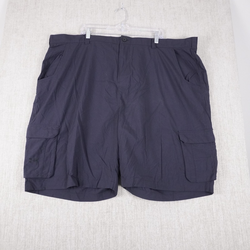 Under Armour Golf Shorts Mens Size 50R Blue Chino Heat Gear Stretch NWT